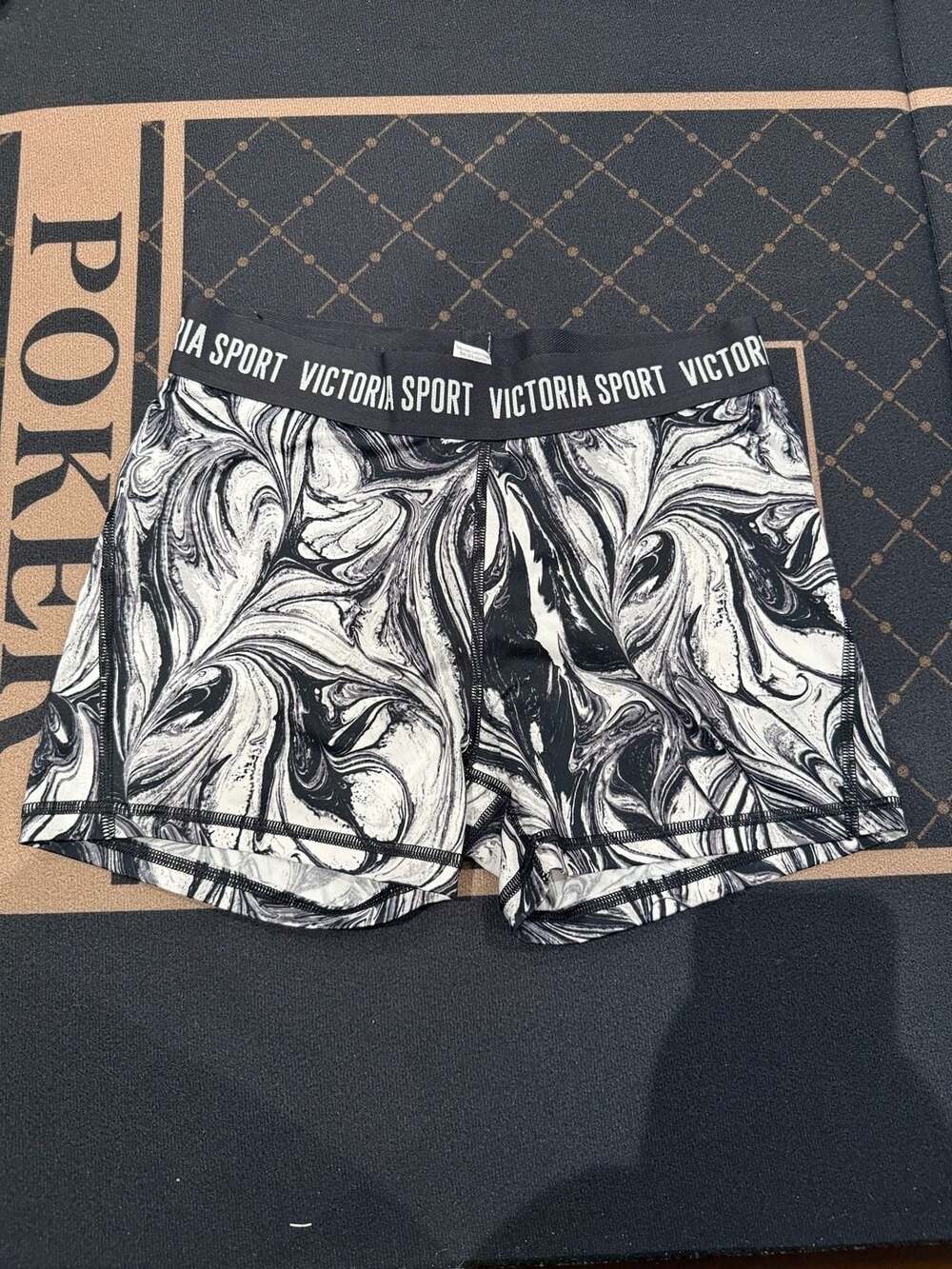 Victoria Sport Women's Shorts Marble Print